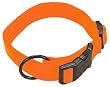 Hamilton 1-Inch Adjustable Dog Collar, Large, Fits 18-Inch by 26-Inch, Mango Orange