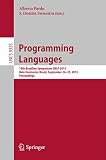 Programming languages : 19th Brazilian Symposium SBLP 2015, Belo Horizonte, Brazil, September 24-25, 2015, proceedings