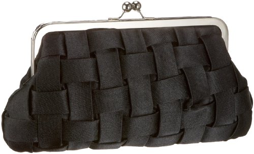 Contempo Tasche 1608 04, Damen Umh&auml;ngetasche, schwarz, (schwarz), 27x10,5x4