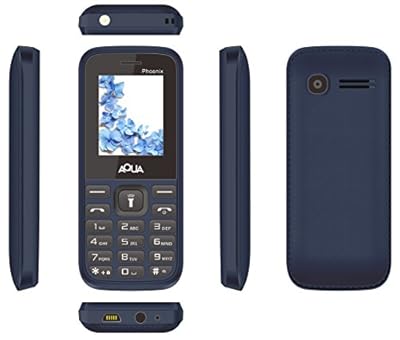 Aqua Phoenix Dual SIM Basic Mobile Phone - Black