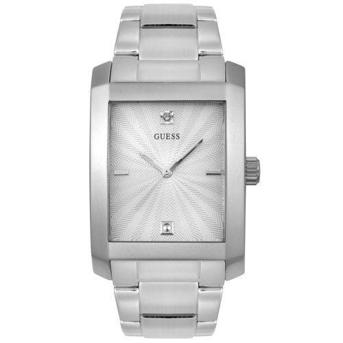  GUESS? Men's 10149G Stainless Steel Diamond Watch