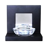 Nexxt by Linea Benton Wall-Mounted/Tabletop 1-Tealight Mirrored Holder, Black