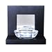 Nexxt by Linea Benton Wall-Mounted/Tabletop 1-Tealight Mirrored Holder, Black