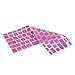 HDE Ultra Thin Silicone Rubber Keyboard Skin Cover for MacBook Pro Non Retina 13/15/17 (Pink and Purple Checkered)