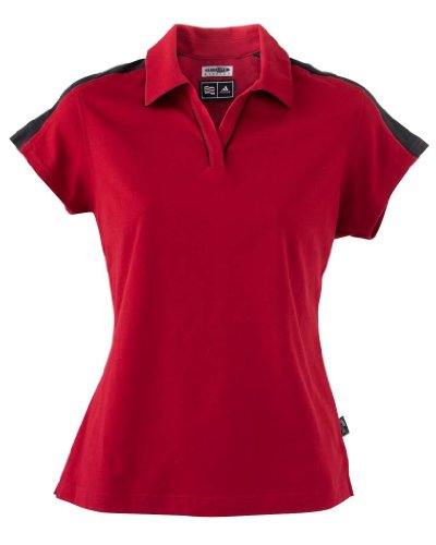 Adidas A44 - Ladies ClimaLite Colorblock Short Sleeve Women s Golf Polo ShirtB004L6I3R6