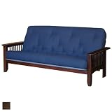 Pinehurst Full Futon with Color: Chocolate
