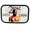 LICENSED 2PAC TUPAC SHAKUR HIP HOP RAP BELT BUCKLE