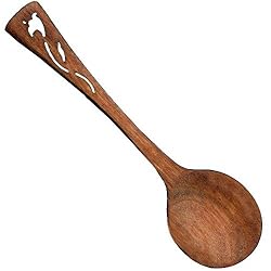 Spoon Salt Spoon (Made in USA) Wild Cherry w/ Choice of Cutout Design - Moon Spoons #U3