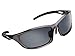 Polarized Sport Mens Sunglasses for Baseball Fishing Golf Running Cycling, Poshei P07 Fashion Women Sunglasses and Men Sunglasses with Tr90 Unbreakable Superlight Frame (Grey&Black)