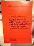 Nonlinear partial differential equations and their applications : Collège de France seminar. Vol.8