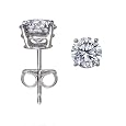 14K Gold, Round, Diamond Stud Earrings (1/2 ctw, I-J Color, I1-I2 Clarity)