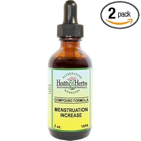 Alternative Health & Herbs Remedies Menstruation  (increase), 1-Ounce Bottle (Pack of 2)