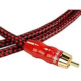 AudioQuest Sidewinder 6M 6M black/red analog audio interconnect cable