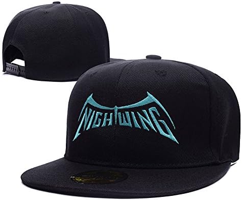 Nightwing Logo Adjustable Snapback Embroidery Hats Caps