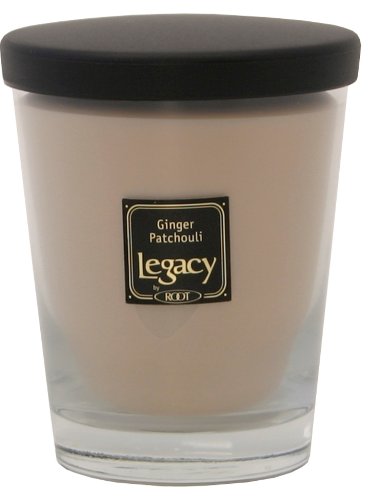 Legacy by Root Scented Veriglass Candle, Ginger Patchouli