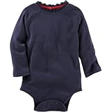 OSHKOSH(オシュコシュ) ポインテールボディスーツ ネイビー ロンパース長袖 12ヶ月【並行輸入】