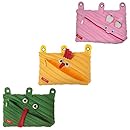 ZIPIT Animals 3 Ring Pencil Case, 3 pack, 9"x0.7"x5.9" / 23x2x15cm (ZTM3R-AN-KIT)