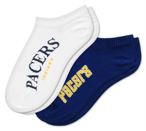 NBA Indiana Pacers Womens Socks, 2-Pack, Ankle Socks