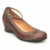 Schuh Neutron Stitch Anklestrap - 5 Uk - Brown - Leather