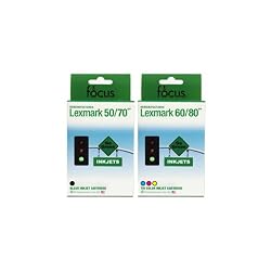 Remanufactured Lexmark 70 & 80 Valu 2-Pak: 1 black / 1 color - by Abacus24-7