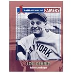 Lou Gehrig (Baseball Hall of Famers) book cover