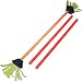 Kids Lunastix - Orange with Red handles