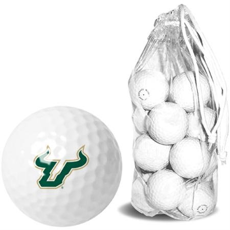 South Florida Bulls Usf Ncaa Clear Pack 15 Golf Balls