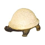 4 H Turtle Art Glass Animals Accent Lamp