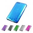 BLUE DIAMOND Transparent Silicone Case Skin Protector Cover for Apple iPod Touch 2 2G 2nd Generation 8GB 16GB 32GB + Free Screen Protector (Many Colors Available)