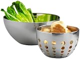 Basic Essentials 2 Piece Stainless Steel Serving Set