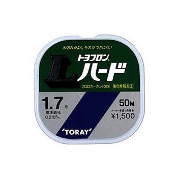 東レフィッシング　トヨフロン　Ｌハード　５０ｍ　１．２号