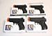 Lot of 4: New Airsoft Gun Pistol Guns Air Soft Pistols