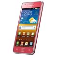 Samsung Galaxy S II (i9100G) DualCore Smartphone (10,9 cm (4,3 Zoll) Display, 2 Megapixel Frontkamera, Android 2.3) coral-pink