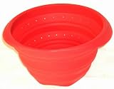 WellBake Professional Fold Flat Silicone Colander + Pan Steamer.  Dishwasher Safe.  FREE p+p on combined purchases over &pound;15