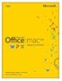 Office Mac Home and Student 2011 - 1PC/1User [Download]