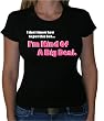 One Liners ANCHORMAN "I'M KIND OF A BIG DEAL. PEOPLE KNOW ME" Juniors Movie Line Sheer T-Shirt