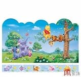 Home Decor Mural Art Wall Paper Stickers-Pooh on the tree GXL-4A