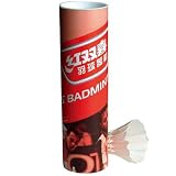 (Price for 4 Tubes) DHS Badminton Shuttlecock # BO401A 6-Pack, Goose Feather Shuttlecocks