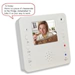 Digital Video Memo Recorder/player Refrigerator Magnet with 1.5 inch LCD. Records and Plays 3 Video Messages