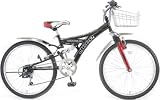 JEEP(ジープ)22インチ子供用自転車JE-22WS(BK)