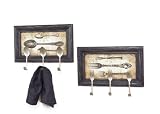 Melrose Spoon and Fork Wall Hooks, 15-Inch Long by 11-Inch High, Set of 2