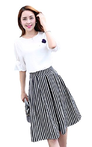 ワイドレッグパンツ キュロット ハンパ丈パンツ レトロ レディースファッション ノベルティ付属 BRZ0265