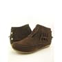 Sporto Women's Navajo Fringe Ankle Bootie,Brown,8 M