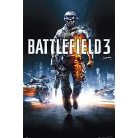 Battlefield 3 XBOX 360 PS3 Video Game Poster 24 x 36 inches