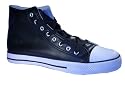 Freizeitschuh * Unisex * aus beschichtetem Gewebe * Wet Look * Turnschuh * Chucks * Sneakers