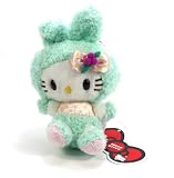 Eikoh Hello Kitty Sherbet Bunny Plush Strap - 5" Green