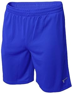 TREN Herren COOL Polyester Mesh Performance Short Sporthose mit Seitentaschen Royalblau 440 - XXL