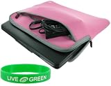 Lenovo Ideapad Y550 15.6-Inch Laptop Sleeve Case – Dual-Pocket Pink