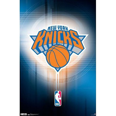 (22x34) New York Knicks Logo Sports Poster