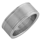 Captivating Chic Stainless Steel Gorgeous Ring Sz 6